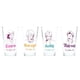 thumbnail image 1 of Set de vasos de pinta Silver Buffalo Golden Girls Line Art, 480 ml, 4 unidades, 1 of 8