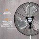 thumbnail image 3 of Ventilador de pie Hurricane Pro 20 oscilante de alta velocidad, 3 of 9