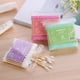 thumbnail image 2 of 100pcs Pack Double Head Cotton Swab Women Makeup Cotton Buds Tip For Medical Wood Sticks Nose Ears Cleaning Health Care Tools, 2 of 3