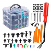 Crusec - Kit 725 Piezas Clip Broche Retención Auto Fijación Tapabarro