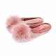 thumbnail image 1 of Zapatillas Para Mujer Acogedoras De Terciopelo Espuma Viscoelástica Rosa 9 10, 1 of 6