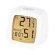thumbnail image 3 of Reloj Despertador Digital Compacto Reloj De Cabecera 12/24H Portátil Para Escritorio De Oficina Blanco, 3 of 3