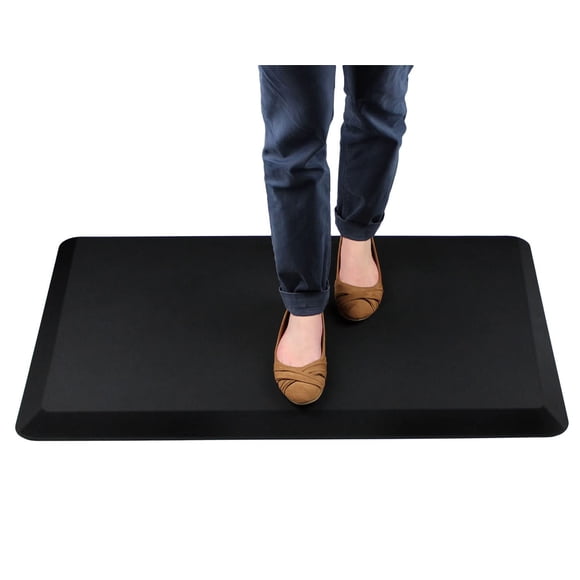 Alfombra antifatiga Floortex Comfort rectangular 40 x 60 cm negra