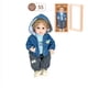 thumbnail image 2 of Juguete Muñeco Realista 55cm Silicona Chaleco Azul Infantil, 2 of 3