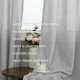 thumbnail image 3 of Cortinas Pitalk de lino gris claro, 214 cm de longitud, 2 paneles, 84 litros, 3 of 8