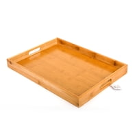 Homewell - Bandeja Para Servir De Bambú 46X33X4.5Cm