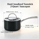 thumbnail image 3 of Cacerola Cooks Standard de 2 L con Tapa de Vidrio Antiadherente, 3 of 8