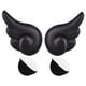 thumbnail image 4 of Accesorios de Ala de Ángel para Casco de Moto o Snowboard, Pack de 2 Unidades, Color Negro, 4 of 5