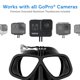 thumbnail image 2 of Máscara de buceo OCTOMASK con soporte GoPro, negra, bajo volumen, 2 of 4