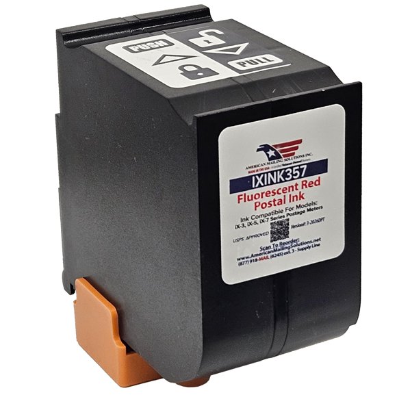 Cartucho de Tinta Roja American Mailing Solutions IXINK357