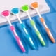 thumbnail image 1 of Raspador de lengua, limpiador lingual, cepillos linguales que ayudan a combatir el mal aliento, 2 raspadores de lengua (azul, verde, naranja y rojo), 1 of 7