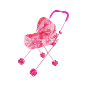 Bothyi - Mini Cochecito De Muñeca, Carrito De Juguete, Juego De Simulación, Carrito De Empuje, Juguete Para Bebé (Rosa)