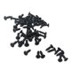 thumbnail image 2 of 100 Uds. Tornillos Para Golpeador De Bajo Para Guitarra Eléctrica Bajo 3x12mm Negro, 2 of 5
