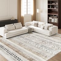 Alfombra Area Art&Tuft De 183 X 274 Cm, Suave, Ultrafina Y Lavable