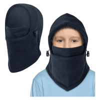 Genérico - Gorro Pasamontañas De Polar Ajustable Para Niños Niñas Invierno