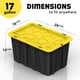 thumbnail image 2 of Contenedor organizador para almacenamiento, 17 galones (64 L) x4, 2 of 8