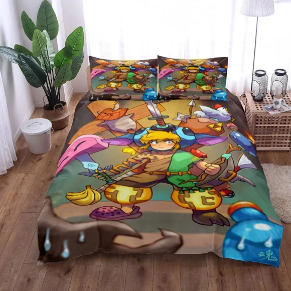 Dexter lab Kids Duvet Cover Set Double Bed Linen Set Bed Sheets
