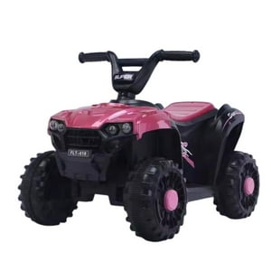 Auckland Outdoor - Cuatrimoto Auto Electrico Infantil Luz Sonido Bateria Fucsia