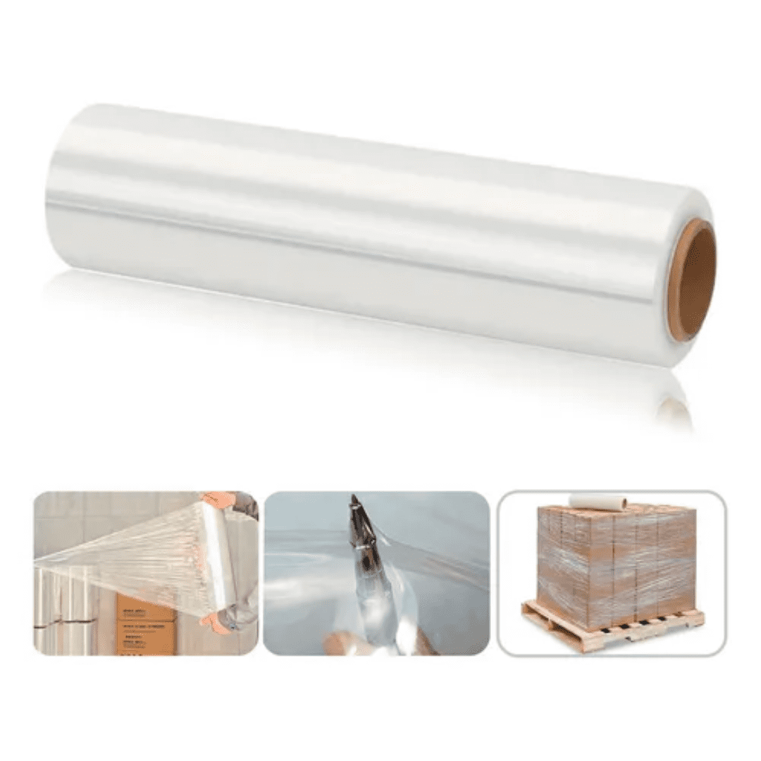 Genérico - Alusa Film Plastico Stretch Transparente Rollo Para Embalaje 600m 20 Micrones Industrial Marca Maxtrust Modelo 5825-mxt Material De Polietileno 52.5cm De Ancho Se Estira 500% Logistica Y Embalaje