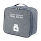 thumbnail image 2 of Bolsa de almacenamiento de medicina portátil, bolsa de primeros auxilios de tela Oxford, bolsa médica para el hogar, bolsa médica para senderismo al a gris y L, 2 of 5