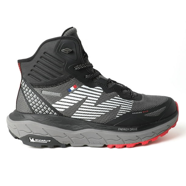 Botín Impermeable Caña Alta Hombre Gris Negro Michelin Aw06