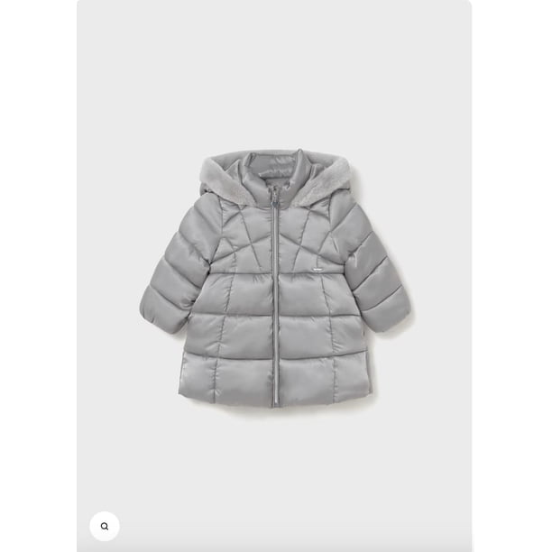 Chaqueton, diseño corte largo. gris 4 Años