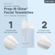 thumbnail image 2 of Toallitas faciales NuFace Prep-N-Glow 2 en 1 exfoliantes y limpiadoras, 2 of 6