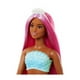 thumbnail image 2 of Muñeca Barbie sirena cabello de colores magenta, 2 of 3