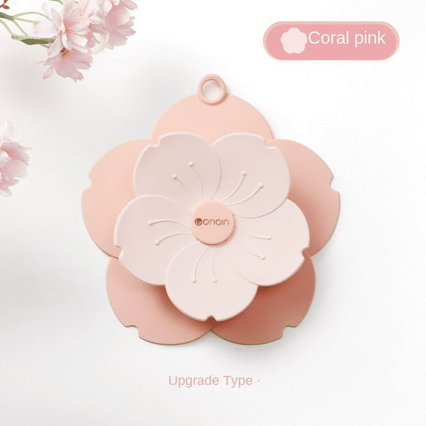 1pc Sakura Shaped Floor Drain, Flower Design Floor Drain Cover, Silicone Anti-odor Toilet Kitchen Sink Floor Drain
