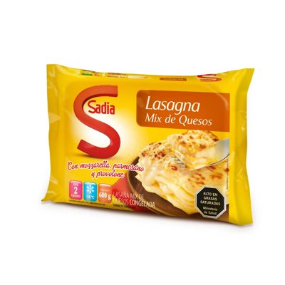Lasagna Quesos 600 G Sadia