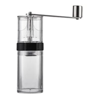 Magideal - Molinillo De Café Manual Con Manivela Y Fresas De Cerámica Ajustables Transparente