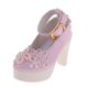 thumbnail image 4 of 1/3 zapatos lindos del alto talón del Bowknot para los accesorios del vestido de Dollfie del BJD rosados, 4 of 5