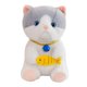 thumbnail image 3 of Gato De Peluche Animales De Peluche Figura De Peluche Suave Juguete Para La Decoración De La Habitación Cumplea?os Gris, 3 of 5