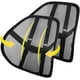 thumbnail image 1 of Soporte lumbar (paquete de 2) con malla transpirable, apto para coche y silla de oficina, 1 of 7