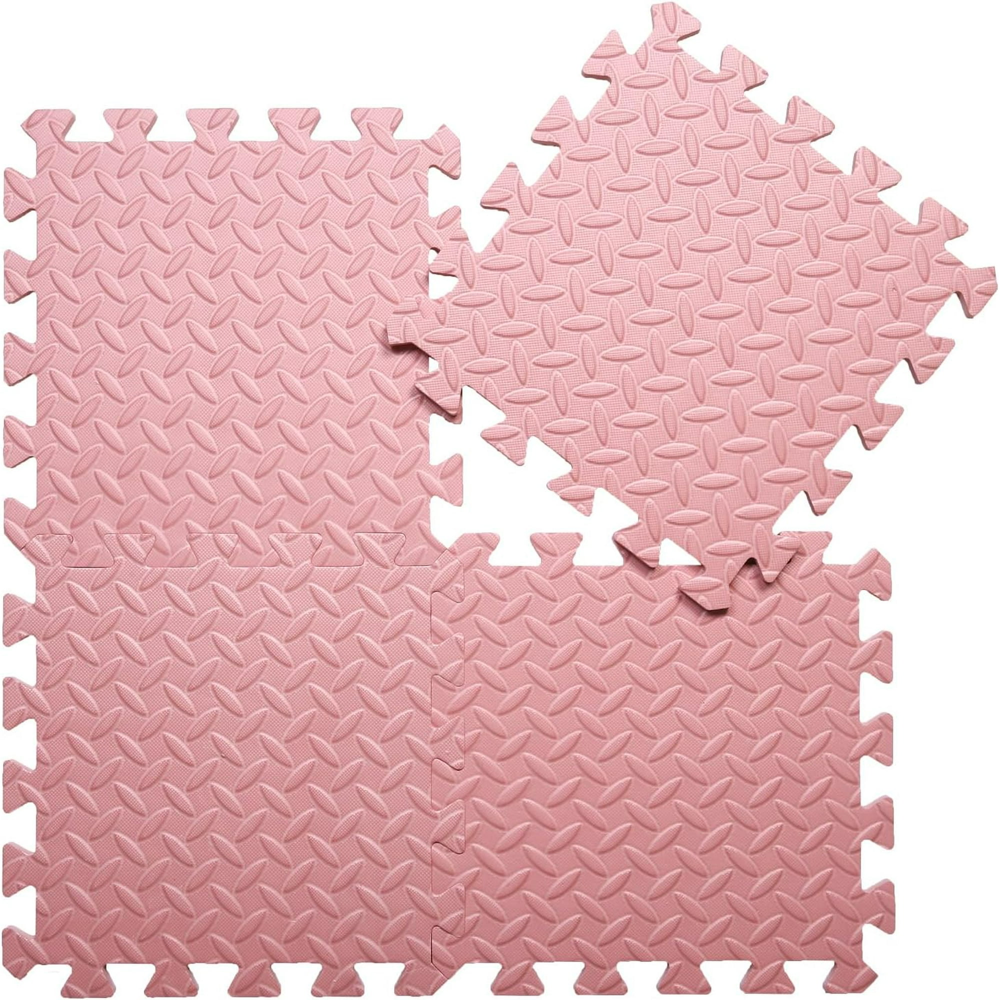 Wakeshome - Pack De 4 Alfombras Piso Puzzle Goma Eva Antigolpes 60x60cm
