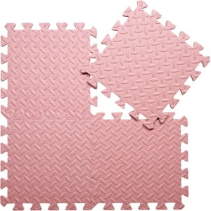 Wakeshome - Pack De 4 Alfombras Piso Puzzle Goma Eva Antigolpes 60X60Cm