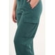 thumbnail image 2 of Pantalon Franela Cargo Wid Leg Verde VW4726 Mujer Polemic, 2 of 3