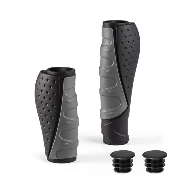 Empuñaduras de manillar de bicicleta PRUNUS Rubber Ergonomic MTB 90 mm+130 mm