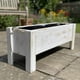 thumbnail image 2 of Jardinera de madera, blanco abayalde 96x31x30, 2 of 3