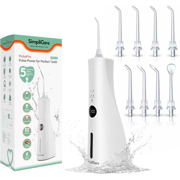 Irrigador dental SimpliCare F5039W 10150 PSI 5 modos IPX7