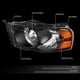 thumbnail image 2 of Faros delanteros DNA MOTORING HL-OH-DR02-BK-AM Carcasa negra ámbar, 2 of 7
