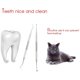 thumbnail image 4 of Herramientas dentales profesionales, raspador y raspador dental para perros, de acero inoxidable, para eliminar el sarro, paquete de 5 herramientas de limpieza dental de acero inoxidable para perros, 4 of 8