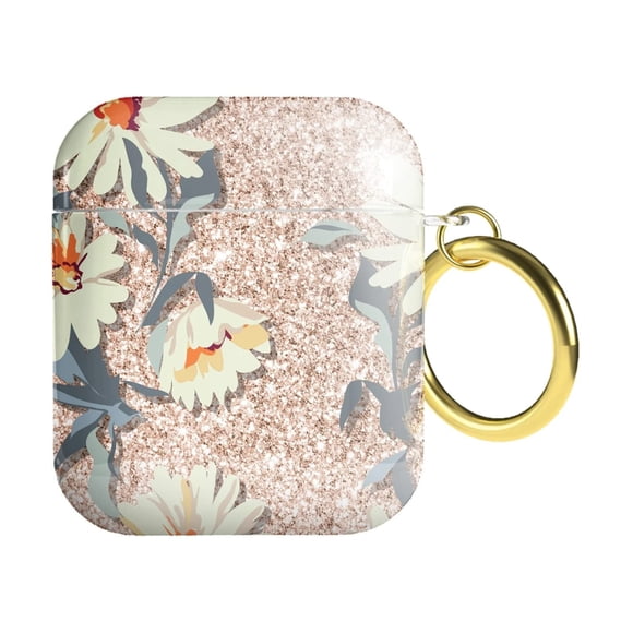 Funda para AirPods Ellie LA con diseño de margaritas doradas