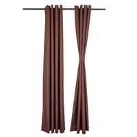 Masel - Set 2 Black Out Microfibra Chocolate 140 X 225