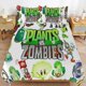 thumbnail image 1 of Plants-Zombies PV-Z Plants-Zombies PV-Z Bedding Set Sheet Set for Kids Adults,All Season Lightweight, 1 of 5