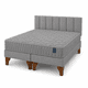 thumbnail image 3 of Cama Europea Somnia 2 Plazas + Respaldo Tubular Madera Lino, 3 of 9