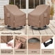 thumbnail image 5 of Fundas impermeables para sillas de patio Hadisi, paquete de 4, 76 x 86 x 91 cm, 5 of 8