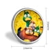 thumbnail image 2 of Migración-Theme Round Button Badge: Premium Metal Construction, Ideal for High-End Events 2.8 cm, 2 of 6