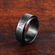 thumbnail image 2 of Anillo Runas Vikingo Titanio Giratoria Hombre Masculina m1, 2 of 3