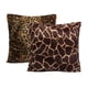 thumbnail image 2 of 45x45cm animal print funda de almohada leopardo cebra sofá cojín del coche conjunto de funda, 2 of 5